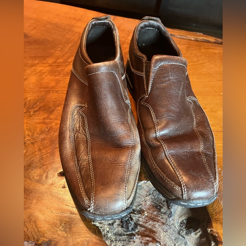 Cole Haan Men’s Brown Leather Slip-On Dress Loafers Size 8.5